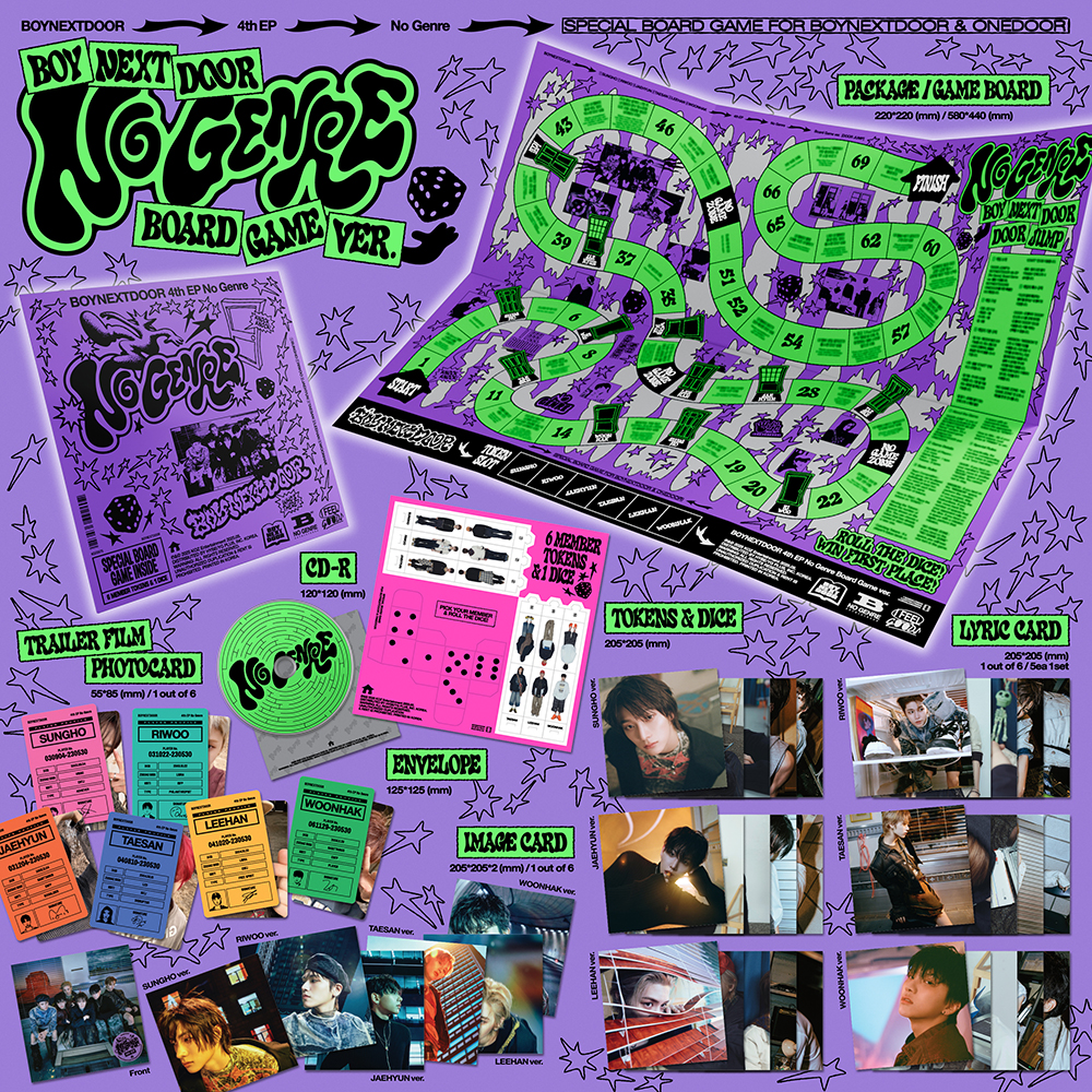 Boynextdoor No Genre ショーケース 参加特典セット BOYNEXTDOOR - NO GENRE (BOARD GAME Ver.)